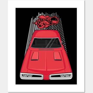 Dodge Coronet Super Bee 1970 - red Posters and Art